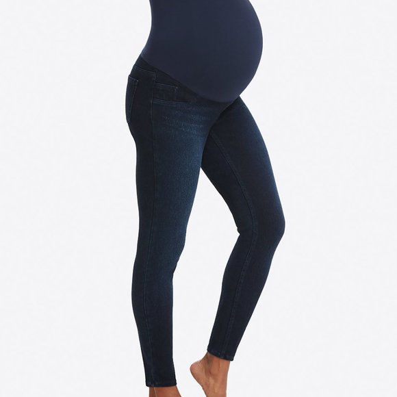SPANX mama ankle jean-ish leggings blue - Picture 2 of 9